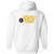 Sacramento Spirits Full Zip Hoodie ASL Soccer Team color White Sacramento Spirits Full Zip Hoodie ASL Soccer Team color White