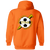 Utah Golden Spikers Full Zip Hoodie ASL Soccer Team color Orange