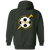Utah Golden Spikers Full Zip Hoodie ASL Soccer Team color Forest Green