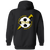 Utah Golden Spikers Full Zip Hoodie ASL Soccer Team color Black