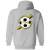 Utah Golden Spikers Full Zip Hoodie ASL Soccer Team color Sport Grey