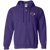 Washington Stars Full Front Zip Hoodie ASL Soccer Team Apparel color Purple
