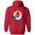 New Orleans Buccaneers Full Zip Hoodie ABA Basketball Team color Red New Orleans Buccaneers Full Zip Hoodie ABA Basketball Team color Red