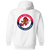 New Orleans Buccaneers Full Zip Hoodie ABA Basketball Team color White New Orleans Buccaneers Full Zip Hoodie ABA Basketball Team color White