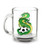 Cleveland Cobras Glass Mug 10oz - ASL Soccer Team Cleveland Cobras Glass Mug 10oz - ASL Soccer Team