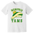 Memphis Tams T-shirt Heavyweight ABA Basketball Team Fan Apparel Tee color White