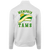 Memphis Tams Full Zip Fleece Jacket ABA Basketball Team Fan Apparel color White