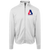 Birmingham Americans Full Zip Fleece Jacket WFL Football Team Fan Apparel color White