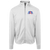 Miami Americans Full Zip Fleece Jacket ASL Soccer Team Fan Apparel color White