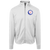 New England Oceaneers Full Zip Fleece Jacket ASL Soccer Team Fan Apparel Color White