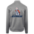 Detroit Express Full Zip Fleece Jacket NASL Soccer Team Fan Apparel color Silver