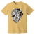 Boston Bruins Goalie NHL Gerry Cheevers Mask T-shirt color Mustard