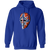 Edmonton Oilers NHL Gary Edwards Goalie Mask Hoodie Pullover color Royal Blue