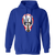 Washington Capitals NHL Gary Smith Goalie Mask Hoodie Pullover color Royal Blue