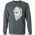Philadelphia Flyers NHL Pelle Lindbergh Goalie Mask Long Sleeve Shirt color Dark Heather