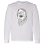 Philadelphia Flyers NHL Pelle Lindbergh Goalie Mask Long Sleeve Shirt color White