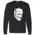 Boston Bruins NHL Ed Johnston Goalie Mask Long Sleeve Shirt color Black