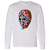 Edmonton Oilers NHL Gary Edwards Goalie Mask Long Sleeve Shirt color White