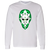 Minnesota North Stars NHL Gary Edwards Goalie Mask Long Sleeve Shirt color White