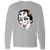 Chicago Blackhawks NHL Murray Bannerman Goalie Mask Long Sleeve Shirt color Sport Grey