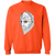 Philadelphia Flyers NHL Bernie Parent Goalie Mask Sweatshirt Crewneck Pullover color Orange