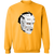 Boston Goalie Mask Sweatshirt Crewneck Pullover color Gold