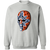 Edmonton Oilers NHL Gary Edwards Goalie Mask Sweatshirt Crewneck Pullover color Sport Grey