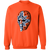 Edmonton Oilers NHL Gary Edwards Goalie Mask Sweatshirt Crewneck Pullover color Orange