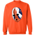 Edmonton Oilers NHL Grant Fuhr Goalie Mask Sweatshirt Crewneck Pullover color Orange