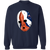 Edmonton Oilers NHL Grant Fuhr Goalie Mask Sweatshirt Crewneck Pullover color Navy