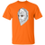 Philadelphia Flyers NHL Bernie Parent Goalie Mask T-shirt Classic color Orange