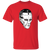 New York Rangers NHL Ed Giacomin Goalie Mask T-shirt color Red