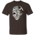 Boston Bruins NHL Gerry Cheevers Goalie Mask T-shirt color Dark Chocolate