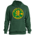 Oakland Oaks ABA Hoodie Pullover American Basketball Association color Forest Green
