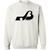 Baltimore Blades crewneck pullover sweatshirt featuring vintage WHA Hockey team logo in white