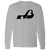 Baltimore Blades WHA Hockey Long Sleeve Shirt in Sport Grey