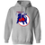 Birmingham Bulls WHA Hockey Hoodie Pullover in Sport Grey