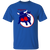 Birmingham Bulls WHA Hockey Short Sleeve T-shirt in Royal Blue