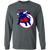 Birmingham Bulls WHA Hockey Long Sleeve Shirt in Dark Heather