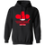 Calgary Cowboys WHA Hockey Hoodie Pullover in Black