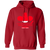 Calgary Cowboys WHA Hockey Hoodie Pullover in Red