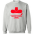 Calgary Cowboys WHA Hockey Sweatshirt Crewneck Pullover in sport grey