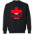 Calgary Cowboys WHA Hockey Sweatshirt Crewneck Pullover in black