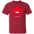 Calgary Cowboys WHA Hockey Short Sleeve T-shirt in Cardinal Red