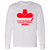 Calgary Cowboys WHA Hockey Long Sleeve Shirt in White