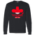 Calgary Cowboys WHA Hockey Long Sleeve Shirt in Black