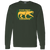 Chicago Cougars WHA Hockey Long Sleeve Shirt in Forest Green