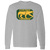 Chicago Cougars WHA Hockey Long Sleeve Shirt in Sport Grey