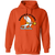 Denver Spurs WHA Hockey Hoodie Pullover in Orange