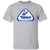 Houston Aeros WHA Hockey Short Sleeve Tee Shirt in Sport Grey